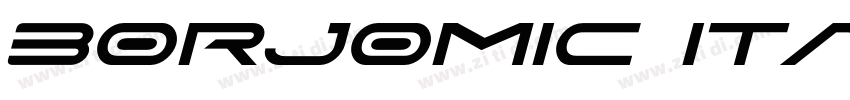 BorjomiC Italic字体转换